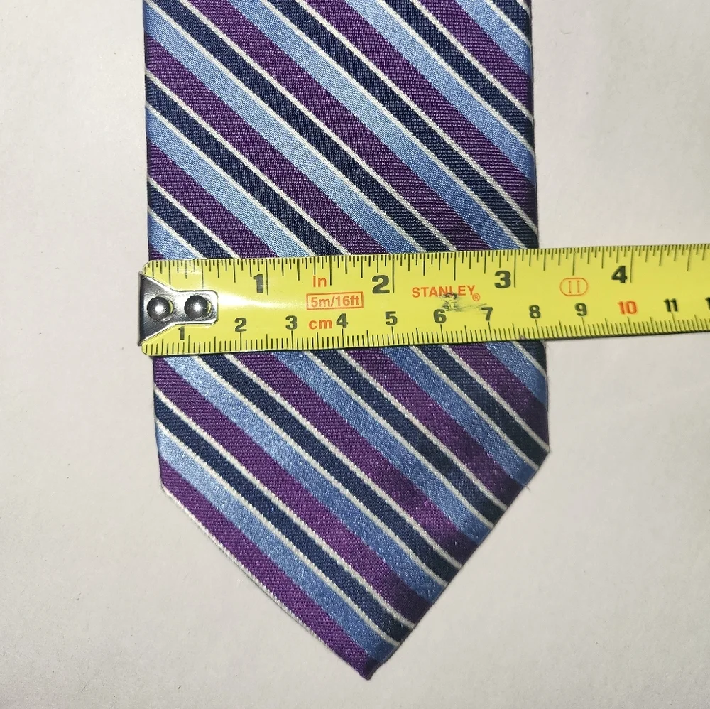 Brooks Brothers Purple‎ Blue Black Striped Tie